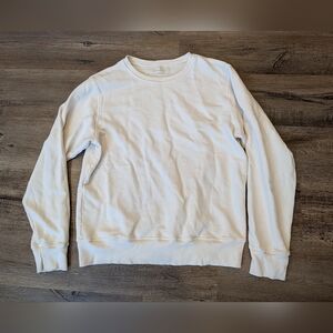 Imogene + Willie Ivory Sweatshirt Size Large